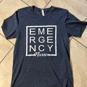 Emergency Nurse Navy Blue T-Shirt